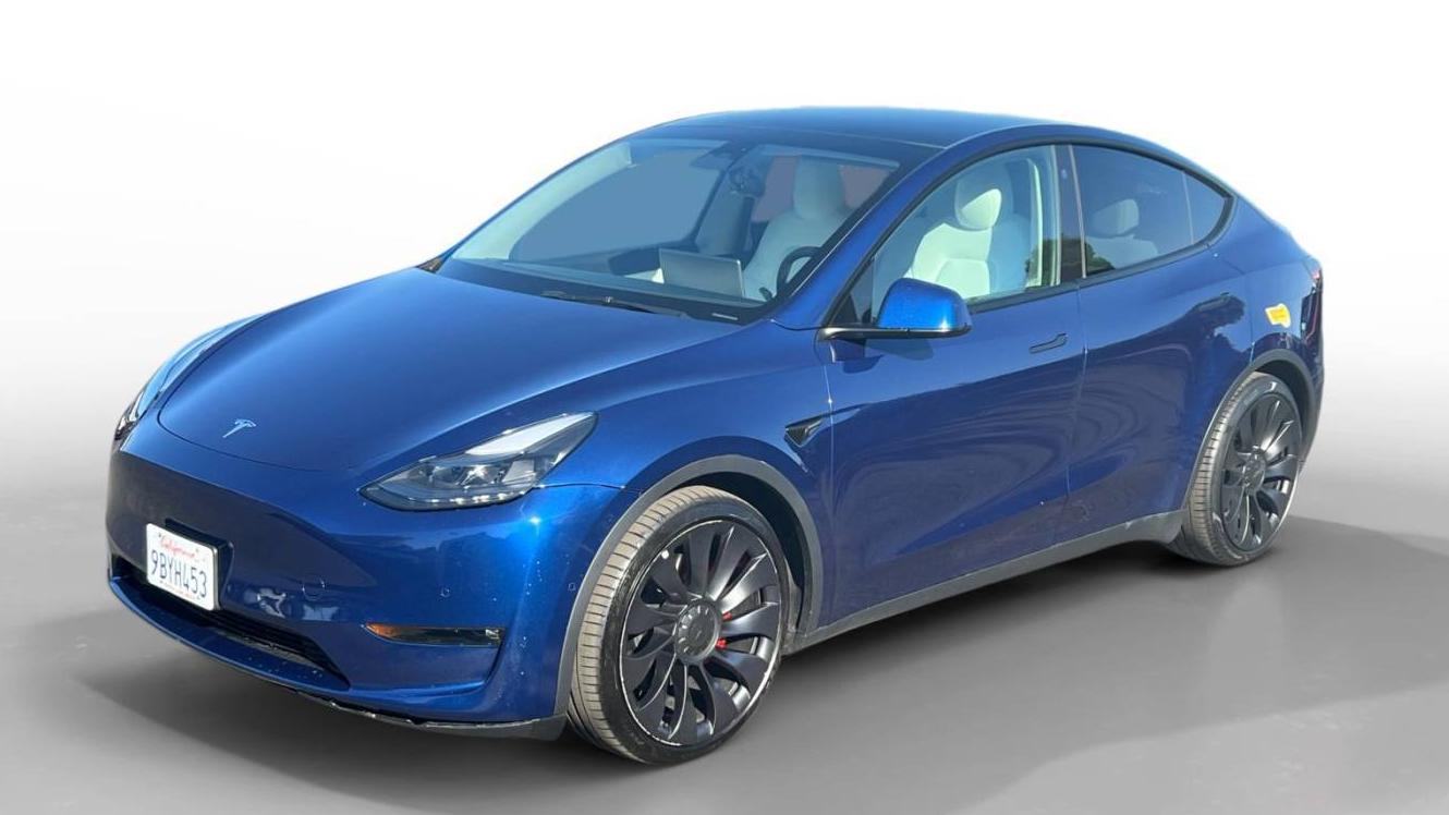 TESLA MODEL Y 2022 7SAYGDEF4NF490828 image